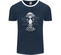 Perdere il Mio Mind Magia Funghi Lsd Trippy Uomo Ringer Fotl
