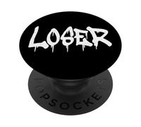PERDERE LA PAROLA PERDENTE SU UNA TEE DESIGN GRAFITTI STYLE PopSockets PopGrip Adesivo