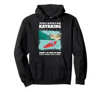 Perdere la Testa e Trovare la mia Anima Whitewater Whitewater Kayak Felpa con Cappuccio