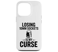Perdere prese 10MM è il mio maledetto auto Guy umorismo meccanico di automobili Custodia per iPhone 13 Pro