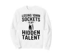 Perdere Prese 10MM è Il Mio talento Nascosto Meccanico Auto Ragazzo Felpa