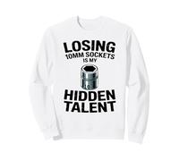 Perdere Prese 10MM è Il Mio talento Nascosto Meccanico Auto Ragazzo Felpa