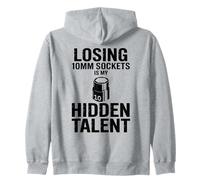 Perdere Prese 10MM è Il Mio talento Nascosto Meccanico di Auto Ragazzo Felpa con Cappuccio
