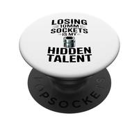 Perdere prese 10MM è il mio talento nascosto meccanico di auto ragazzo PopSockets PopGrip Adesivo