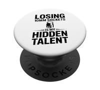 Perdere prese 10MM è il mio talento nascosto meccanico di auto ragazzo PopSockets PopGrip Adesivo