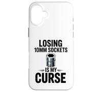 Perdere prese 10MM è la mia maledizione meccanico auto divertente ragazzo Custodia per iPhone 16 Plus