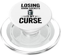 Perdere prese 10MM è la mia maledizione meccanico auto divertente ragazzo PopSockets PopGrip per MagSafe