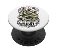 Perdi ciò che non hai più bisogno di spargere i serpenti PopSockets PopGrip Adesivo