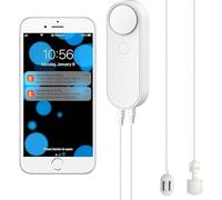 Perdita D'Acqua Con Livello Dell'Acqua 2 In 1, Rilevatore Intelligente, Allarme Sensore Dell'Acqua Separato, Doppia Linea Di Rilevamento 5 M, Monitoraggio App Remoto, Doppio Allarme