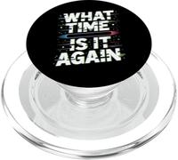 Perdita Del Tempo What Time Is It Again Sempre In Ritardo PopSockets PopGrip per MagSafe
