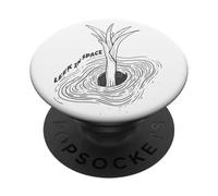 Perdita Porro nello spazio divertente buco nero PopSockets PopGrip Adesivo