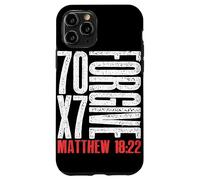 Perdona 70 x 7 volte settanta volte sette Gesù Matteo 18:22 Custodia per iPhone 11 Pro