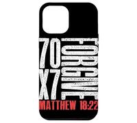 Perdona 70 x 7 volte settanta volte sette Gesù Matteo 18:22 Custodia per iPhone 12 Pro Max
