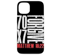 Perdona 70 x 7 volte settanta volte sette Gesù Matteo 18:22 Custodia per iPhone 13