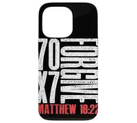 Perdona 70 x 7 volte settanta volte sette Gesù Matteo 18:22 Custodia per iPhone 13 Pro