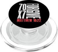Perdona 70 x 7 volte settanta volte sette Gesù Matteo 18:22 PopSockets PopGrip per MagSafe