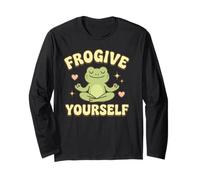 Perdona Te Stesso Rana Meditando Maglia a Manica