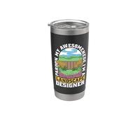 Perdonate la mia impressionanza Sono un tosaerba Giardinaggio paesaggista Bicchiere termico in acciaio inox doppia parete