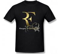 perdu Men's Roger Federer Gold Short Sleeve Cool T Shirt S