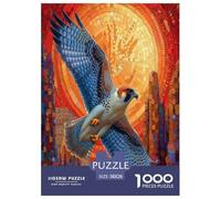 Peregrine Falcon Jigsaw Puzzle Impossible 1000Pcs Animal Decorazione Per La Casa. Giochi Rilassamento E Intelligence Per Adulti E Ragazzi Da 14 Anni 38x26cm/1000pcs