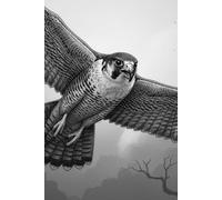 Peregrine Falcon Journal: 120-Page Dotted Line Notebook for Writing, Reflection, and Focus