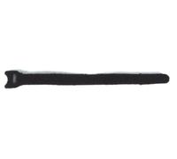 Perel 10 pezzi di fascette riutilizzabili a strappo, nere, 205 x 12,5 mm, resistenti ai raggi UV, per gestione cavi e organizzazione dei fili dentro e fuori, con chiusura a strappo