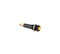 Perel 139221 LED lampada di segnalazione, 24 V, cassa ABS nero, giallo