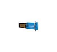 Perel 142984 rotonda LED della lampada di segnalazione, 14 mm, 12B, Blu