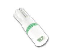 Perel 144033 lampada a LED con attacco a forma di cuneo, 3 mm, 12 V, Verde