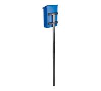 Perel BG22001, supporto per cassetta della posta, stainless steel