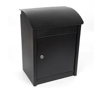 Perel Cassetta postale Malmö, montaggio a parete, incl. 2 chiavi, dimensioni (A x L x P) 50,5 x 42 x 26 cm, nere