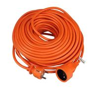 Waytex 51009 - Prolunga con Messa a Terra Interna ed Esterna, 40 m, Colore: Arancione