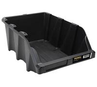 Perel Contenitore portaoggetti, impilabile, polipropilene, 310 x 490 x 195 mm, nero