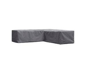 Perel Copertura a forma di L per set da giardino 250 x 250 x 70 cm, impermeabile e resistente ai raggi UV, telo protettivo per grandi lounge angolari da esterno