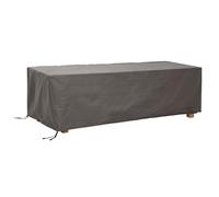 Perel Copertura da esterno per tavolo 225 x 105 x 75 cm, impermeabile e resistente ai raggi UV, protezione robusta per tavoli da giardino fino a 220 cm, materiale durevole contro pioggia, sporco e