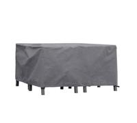 Perel Copertura per mobili da giardino 140 x 140 x 70 cm impermeabile e resistente ai raggi UV, protezione all-weather per piccoli set da esterno