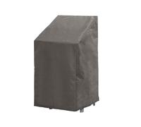 Perel Copertura per sedie impilabili 66 x 95 x 133 cm, resistente all’acqua e ai raggi UV, telo robusto per 4-6 sedie, tessuto traspirante, ideale per uso esterno