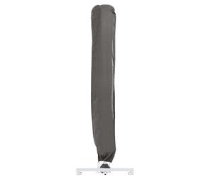 Perel Copertura protettiva per ombrellone e ombrellone a braccio fino a Ø 4,5 m, copertura protettiva per ombrellone, copertura per parasole, protezione per ombrellone, grigio, rotondo, 250 cm x 64 cm