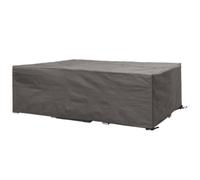 Perel Copertura protettiva per set da giardino, grigia, rettangolare, 320 cm x 275 cm x 80 cm
