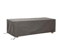 Perel Copertura protettiva per tavolo fino a 240 cm, grigia, rettangolare, 245 cm x 105 cm x 75 cm