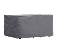 Perel Copertura rettangolare per set da giardino 185x150x95cm, resistente all’acqua e ai raggi UV, telo protettivo robusto contro pioggia e sporco, tessuto traspirante, per set giardino grandi