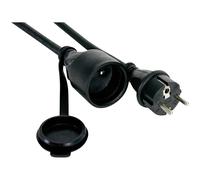 Perel EC01.5R15STBHQ Alimentazione Prolunga 16 A Nero 1.50 m H05RR-F 3G 1,5 mm²