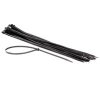 Perel Fascette in nylon bianche, 50 pezzi, legacavi 750 x 8,8 mm, resistenti ai raggi UV, auto-bloccanti, capacità di carico 80 kg, per applicazioni pesanti interne ed esterne