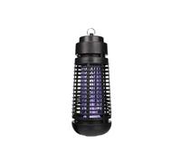 Perel Killer per insetti, elettrico, LED UV, tensione di rete 1000 V, vassoio rimovibile, 35 m², nero
