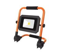 Perel Lampada da lavoro LED portatile 30 W 3200 lumen 4000 K bianco neutro IP64 con supporto regolabile e impugnatura soft grip per uso interno ed esterno