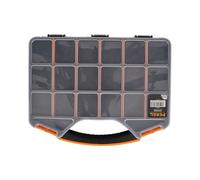 VEL OMR13 - Cassetta assortimento, 326 x 48 x 257 mm, 18+2 scomparti