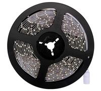 Perel Set con striscia LED e alimentatore, 180 LED luminosi 3528, dimmerabili, flessibili e autoadesivi, tagliabile ogni 3 LED (5 cm), rivestimento in PU, lunghezza 3 metri, bianco freddo