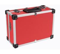 Perel Custodia, tracolla, chiusura a chiave, 2 chiavi, alluminio, rosso, 320 x 230 x 155 mm