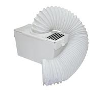 Perel Vaschetta raccogli condensa universale, per asciugatrice senza scarico, incl. Tubo da 1,5 m e 2 fascette stringitubo, bianche