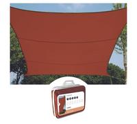 Tenda da sole Perel quadrata 5 m terracotta